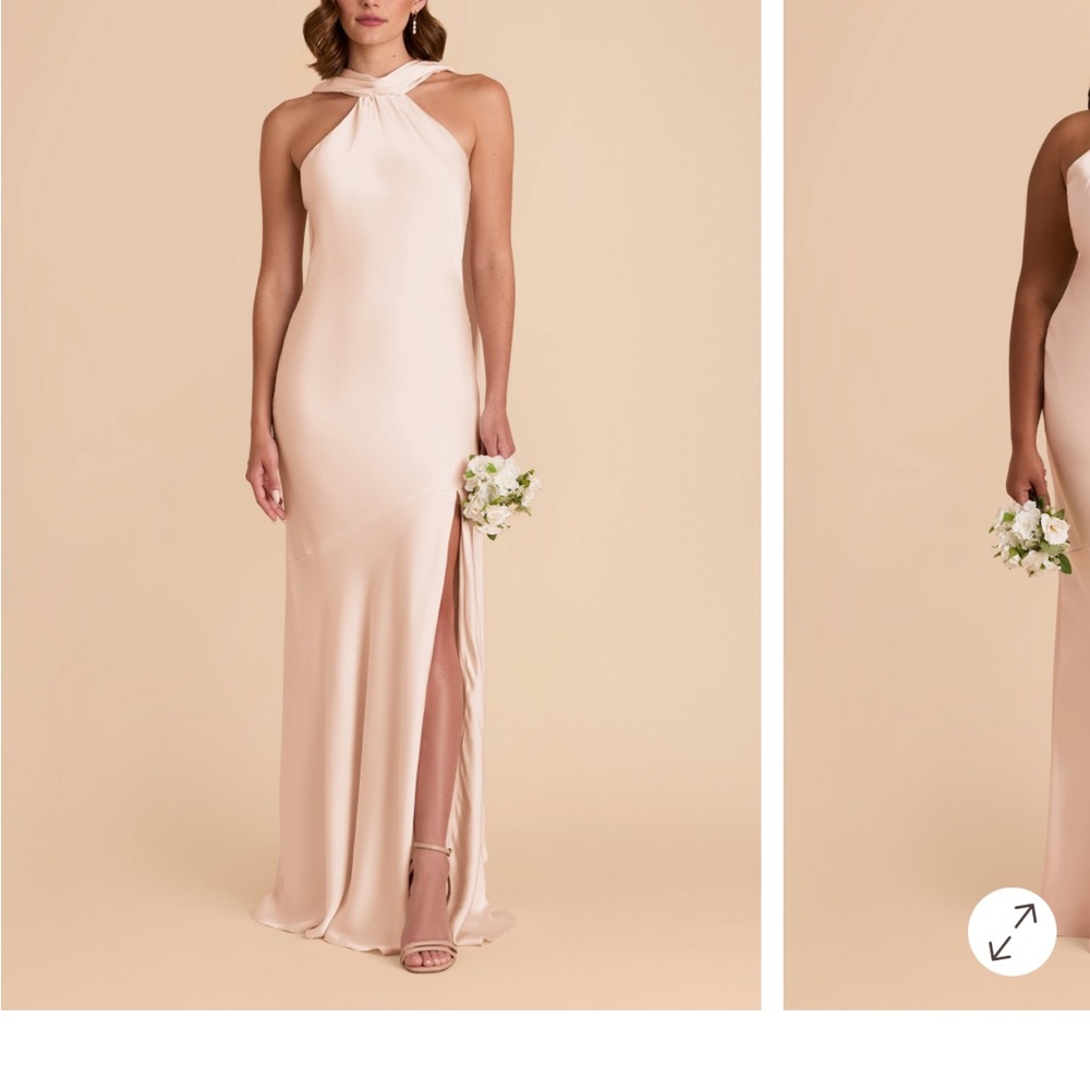 Birdy Grey Cream Halter Maxi Dress